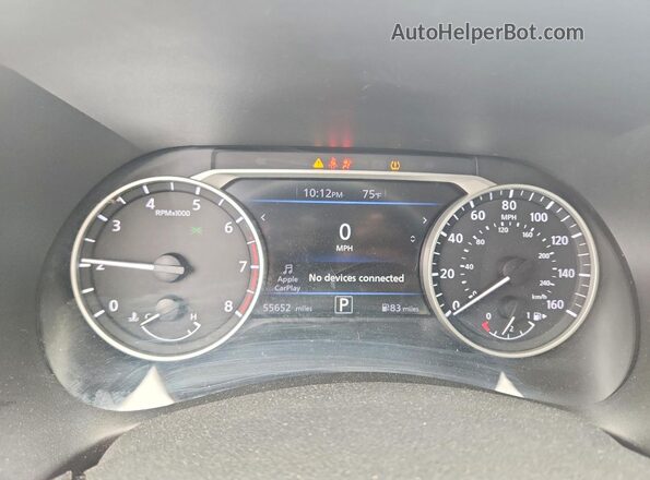 3N1AB8CV8MY316894 2021 NISSAN SENTRA Gray Instrument cluster view