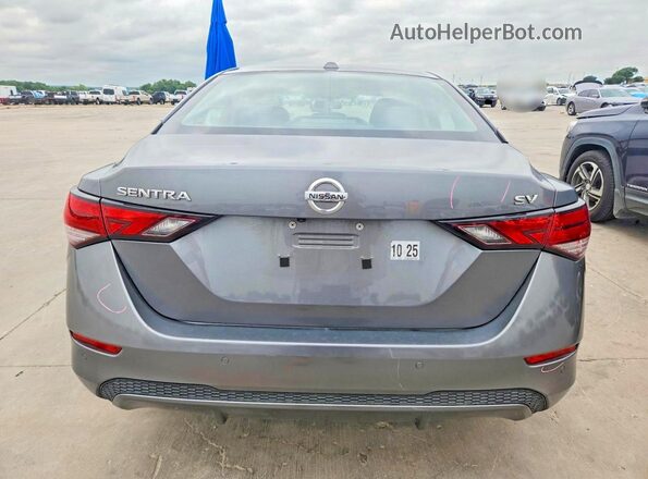 3N1AB8CV8MY316894 2021 NISSAN SENTRA Gray Rear view