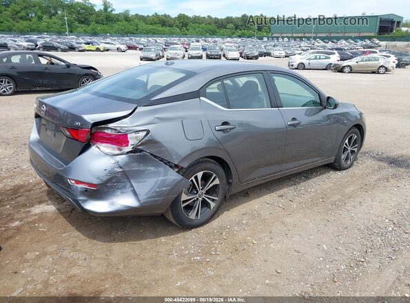 3N1AB8CV8NY306481 2022 NISSAN SENTRA Gray Trasero derecho