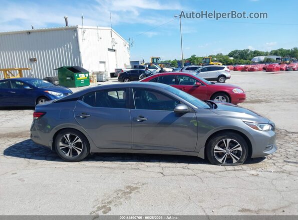 3N1AB8CV8PY224043 2023 NISSAN SENTRA Gray Widok wnętrza z tyłu