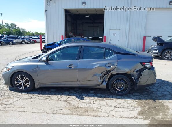 3N1AB8CV8PY224043 2023 NISSAN SENTRA Gray Widok wnętrza 360 stopni