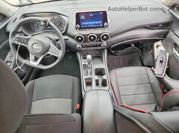 3N1AB8CV8PY256085 2023 NISSAN SENTRA Gray Dashboard view