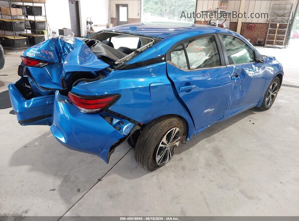 3N1AB8CV8PY273274 2023 NISSAN SENTRA Blue Задня права чверть