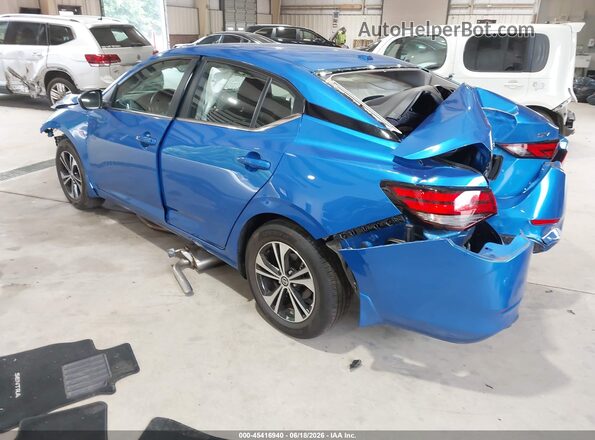 3N1AB8CV8PY273274 2023 NISSAN SENTRA Blue Задня ліва чверть
