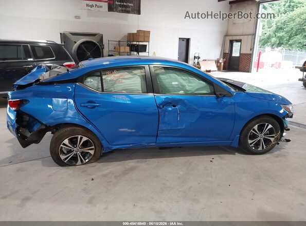 3N1AB8CV8PY273274 2023 NISSAN SENTRA Blue Вид задньої частини салону