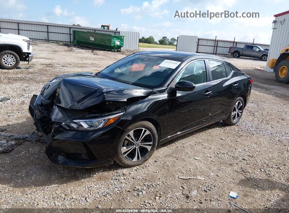 3N1AB8CV8PY306239 2023 NISSAN SENTRA Black Передня ліва чверть