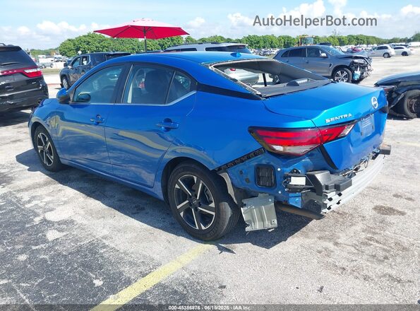 3N1AB8CV8RY347957 2024 NISSAN SENTRA Синий Задняя левая четверть