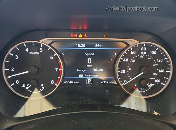 3N1AB8CV8SY244947 2025 NISSAN SENTRA Red Սարքավորումների վահանակի տեսք