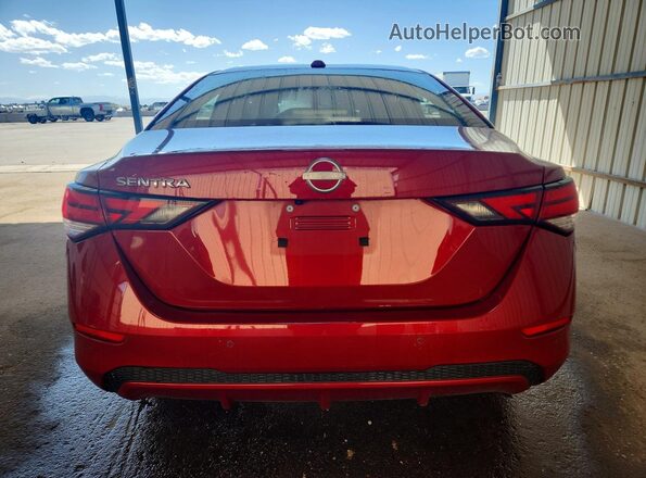 3N1AB8CV8SY244947 2025 NISSAN SENTRA Red Հետևի տեսք