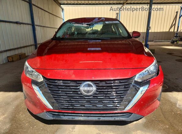 3N1AB8CV8SY244947 2025 NISSAN SENTRA Red Դիմացի տեսք