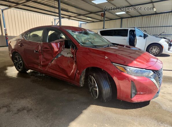 3N1AB8CV8SY244947 2025 NISSAN SENTRA Red Սալոնի 360 աստիճան տեսք