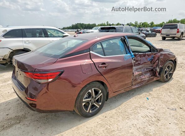 3N1AB8CV8SY289659 2025 NISSAN SENTRA Maroon Задня права чверть