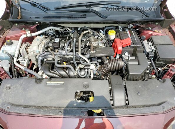 3N1AB8CV8SY289659 2025 NISSAN SENTRA Maroon Вид задньої частини салону