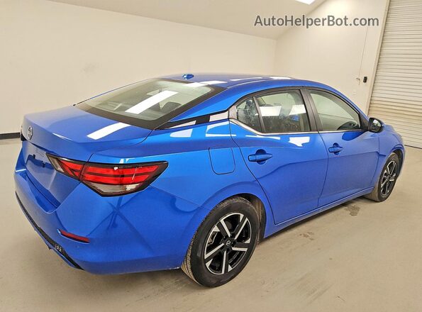 3N1AB8CV8SY293713 2025 NISSAN SENTRA Blue Trasero derecho