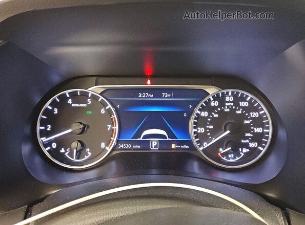3N1AB8CV8SY293713 2025 NISSAN SENTRA Blue Vista del cuadro de instrumentos