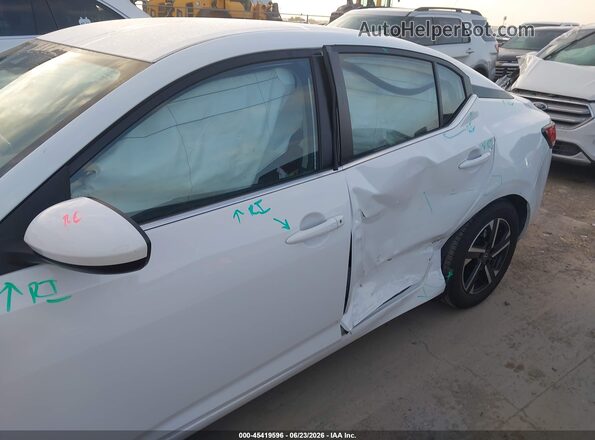 3N1AB8CV8SY301471 2025 NISSAN SENTRA White Widok z przodu