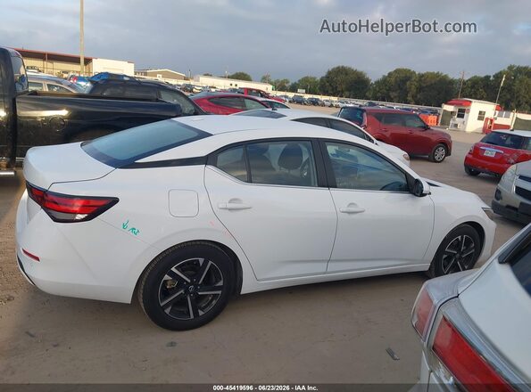 3N1AB8CV8SY301471 2025 NISSAN SENTRA White Widok wnętrza 360 stopni