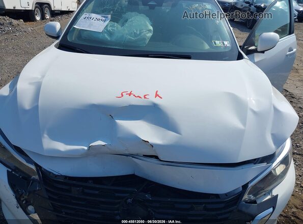 3N1AB8CV8SY375991 2025 NISSAN SENTRA White Widok z tyłu