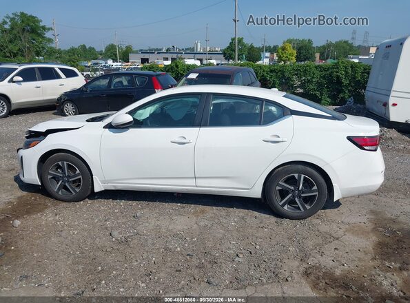 3N1AB8CV8SY375991 2025 NISSAN SENTRA White Widok wnętrza 360 stopni