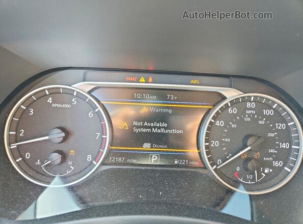 3N1AB8CV8SY376798 2025 NISSAN SENTRA Серый Вид щитка приборов