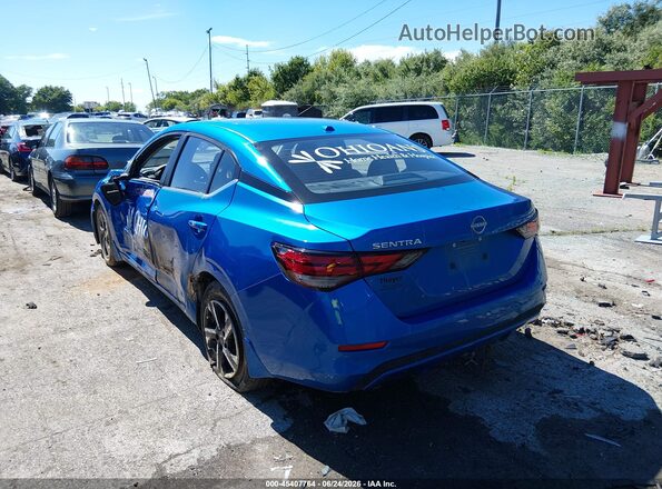 3N1AB8CV8SY381273 2025 NISSAN SENTRA Blue Задня ліва чверть