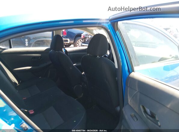 3N1AB8CV8SY381273 2025 NISSAN SENTRA Blue Вид наклейки з VIN-кодом