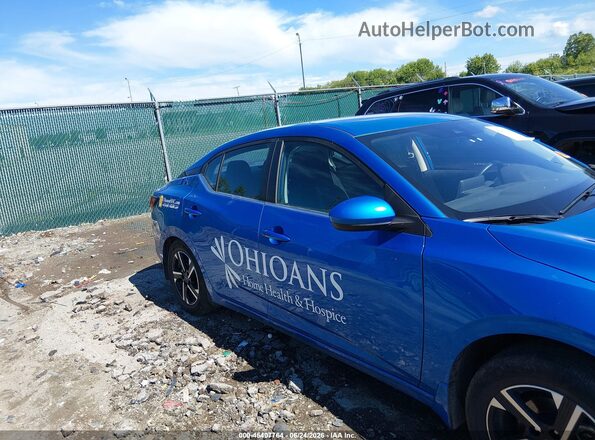 3N1AB8CV8SY381273 2025 NISSAN SENTRA Blue Вид задньої частини салону
