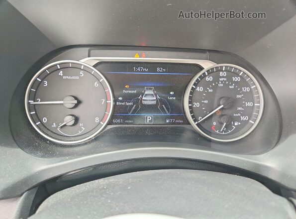 3N1AB8CV8SY396033 2025 NISSAN SENTRA Gray ხელსაწყოთა პანელის ხედი