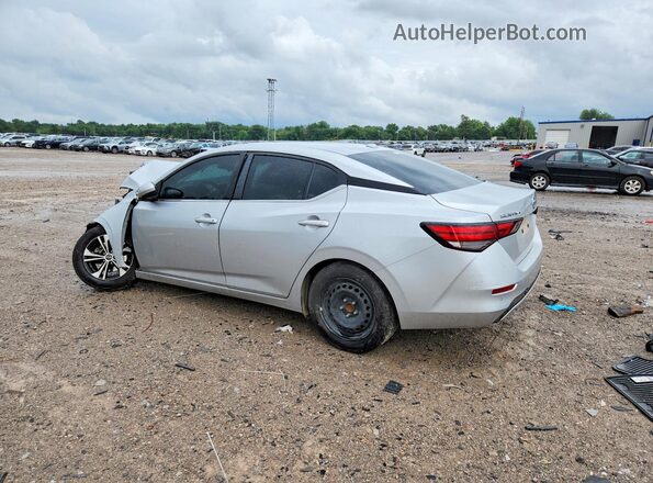 3N1AB8CV9MY222345 2021 NISSAN SENTRA Silver Trasero izquierdo