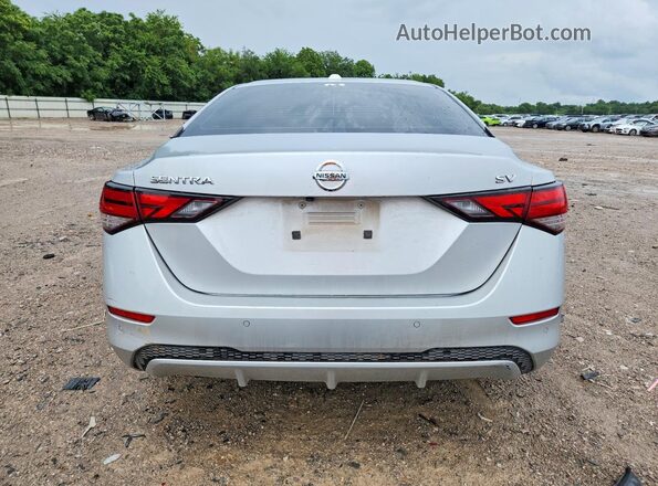 3N1AB8CV9MY222345 2021 NISSAN SENTRA Silver Vista trasera