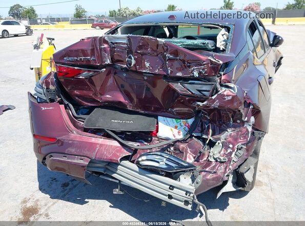 3N1AB8CV9MY248184 2021 NISSAN SENTRA Бордовый Панорамный вид салона 360°