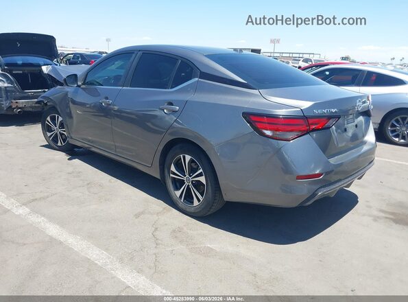 3N1AB8CV9MY255880 2021 NISSAN SENTRA Gray Rear left