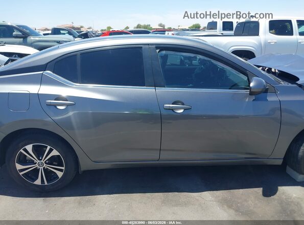 3N1AB8CV9MY255880 2021 NISSAN SENTRA Gray Rear interior view