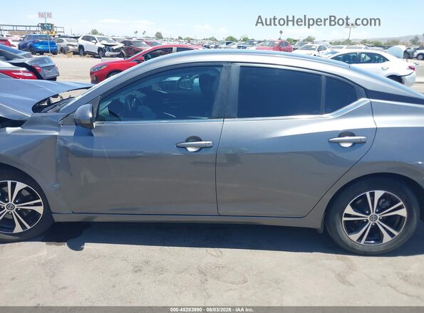 3N1AB8CV9MY255880 2021 NISSAN SENTRA Gray 360 interior view