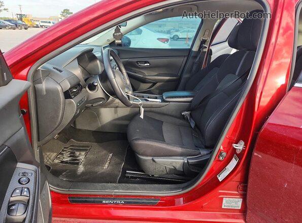 3N1AB8CV9MY266622 2021 NISSAN SENTRA Red Vista interior delantera