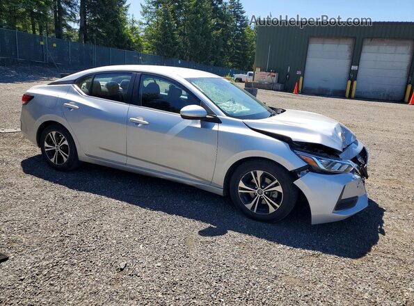 3N1AB8CV9MY292170 2021 NISSAN SENTRA Silver Delantero derecho