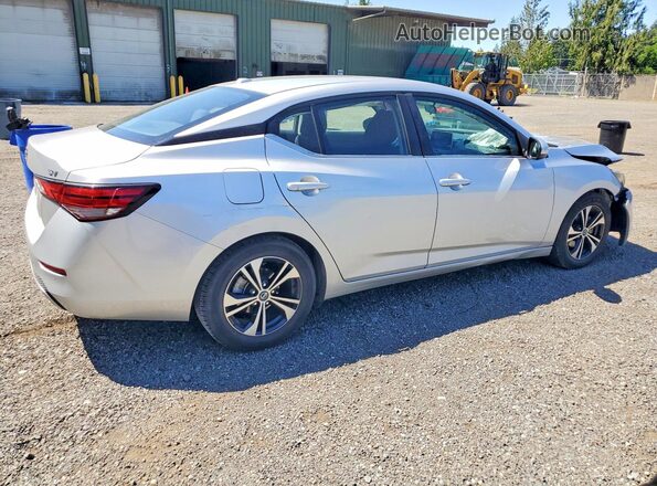 3N1AB8CV9MY292170 2021 NISSAN SENTRA Silver Trasero derecho