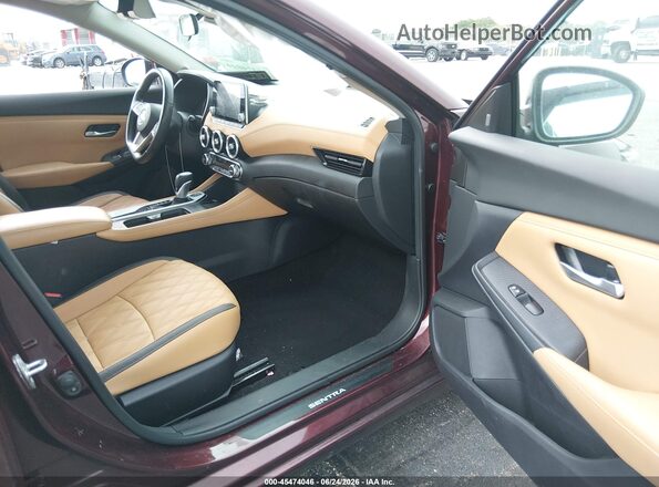 3N1AB8CV9MY294002 2021 NISSAN SENTRA Maroon Vista interior delantera