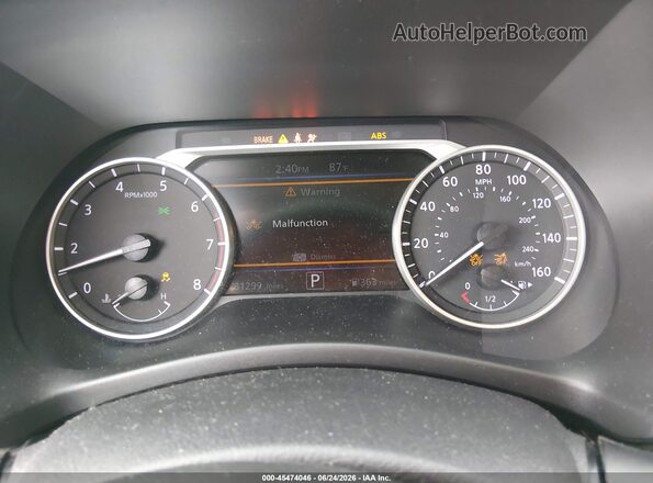 3N1AB8CV9MY294002 2021 NISSAN SENTRA Maroon Vista de los asientos traseros