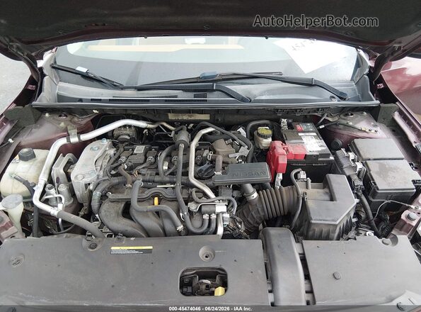 3N1AB8CV9MY294002 2021 NISSAN SENTRA Maroon Vista trasera