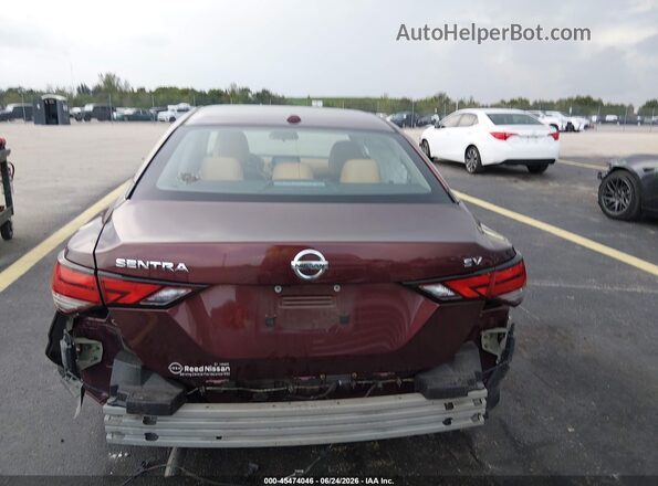 3N1AB8CV9MY294002 2021 NISSAN SENTRA Maroon 