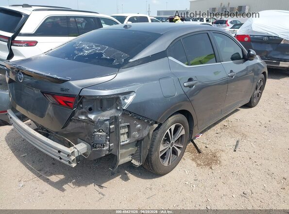 3N1AB8CV9MY297532 2021 NISSAN SENTRA Серый Задняя правая четверть