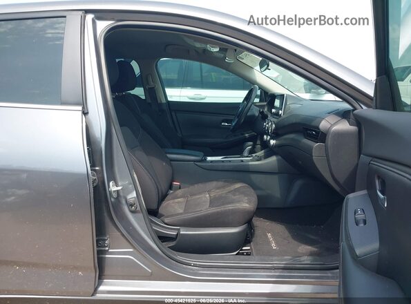 3N1AB8CV9MY297532 2021 NISSAN SENTRA Серый Вид салона спереди