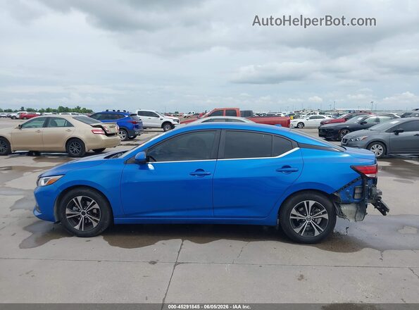 3N1AB8CV9MY298762 2021 NISSAN SENTRA Синий 