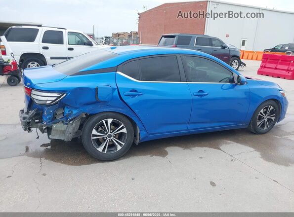 3N1AB8CV9MY298762 2021 NISSAN SENTRA Синий 