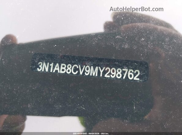3N1AB8CV9MY298762 2021 NISSAN SENTRA Синий 
