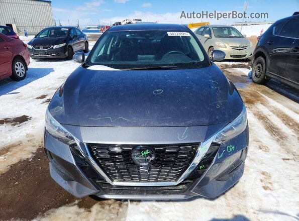 3N1AB8CV9MY320954 2021 NISSAN SENTRA Серый Вид спереди