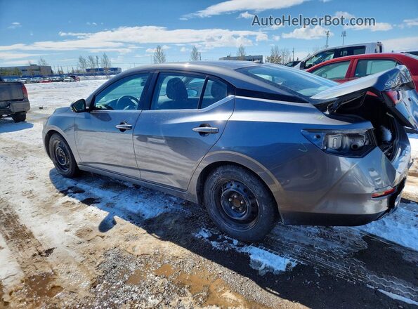 3N1AB8CV9MY320954 2021 NISSAN SENTRA Серый Задняя левая четверть