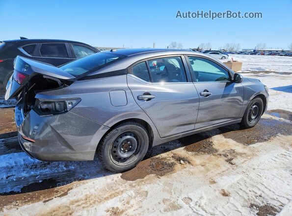 3N1AB8CV9MY320954 2021 NISSAN SENTRA Серый Задняя правая четверть