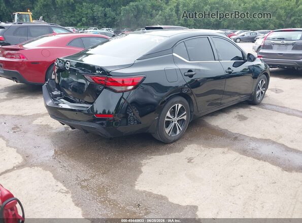 3N1AB8CV9MY327452 2021 NISSAN SENTRA SV W/CONTINUO Black Задня права чверть